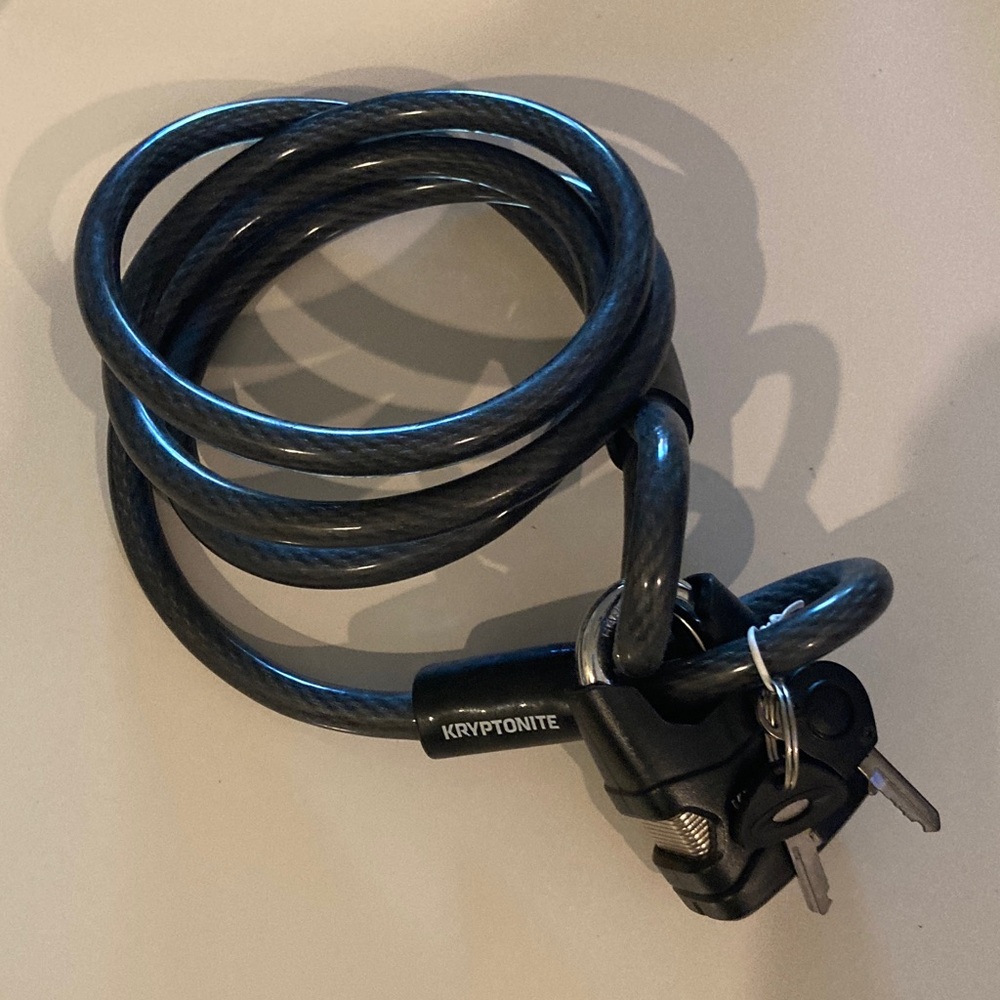 Black Bike Lock